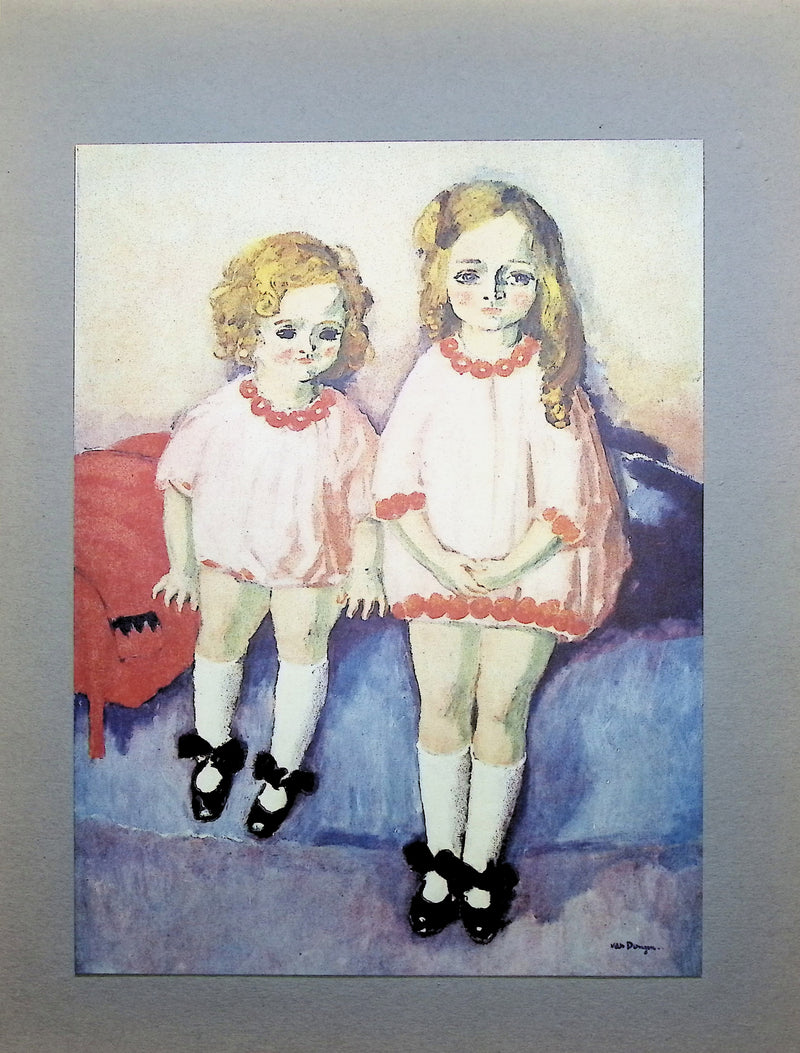 Kees VAN DONGEN : Les deux soeurs, Gravure originale (vue générale) - Crédit photo : Galerie Art.Paris