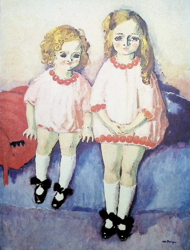 Kees VAN DONGEN : Les deux soeurs, Gravure originale (photo de détail 2) - Crédit photo : Galerie Art.Paris