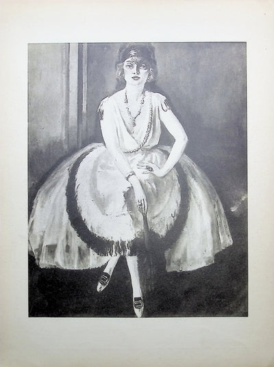 Kees VAN DONGEN : La danseuse de cabaret, Gravure originale (vue générale) - Crédit photo : Galerie Art.Paris