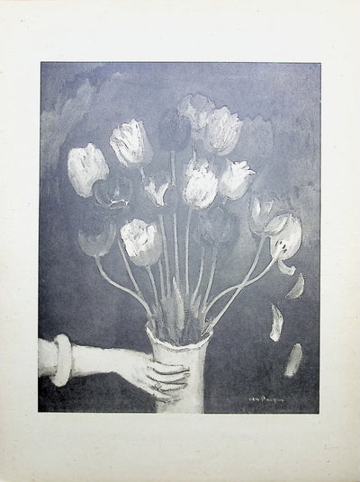 Kees VAN DONGEN : Le bouquet, Gravure originale (vue générale) - Crédit photo : Galerie Art.Paris