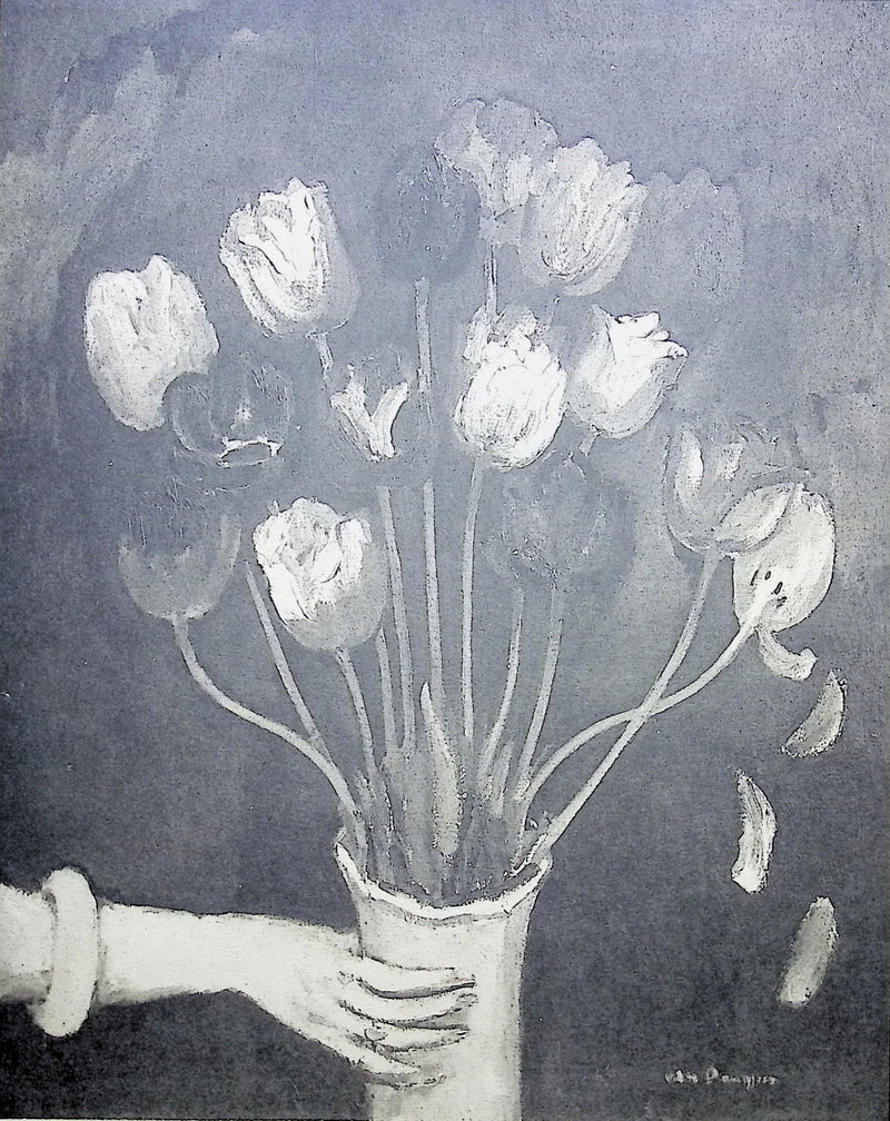 Kees VAN DONGEN : Le bouquet, Gravure originale (photo de détail 2) - Crédit photo : Galerie Art.Paris