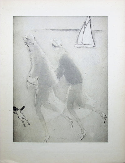 Kees VAN DONGEN : Promenade à Cannes, Gravure originale (vue générale) - Crédit photo : Galerie Art.Paris