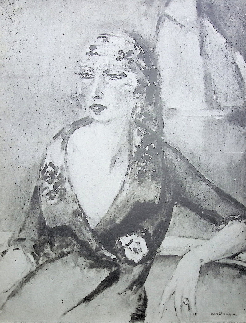 Kees VAN DONGEN : La voyante, Gravure originale (photo de détail 2) - Crédit photo : Galerie Art.Paris