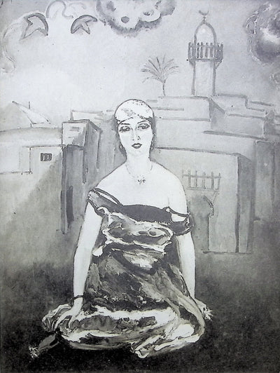 Kees VAN DONGEN : La voyante, Gravure originale (photo de détail 4) - Crédit photo : Galerie Art.Paris