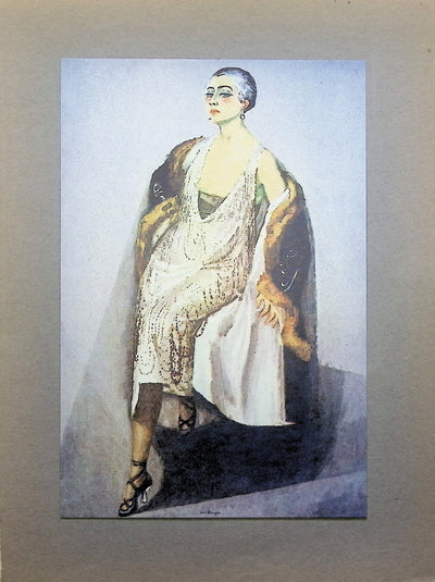 Kees VAN DONGEN : Elégante hautaine, Gravure originale (vue générale) - Crédit photo : Galerie Art.Paris