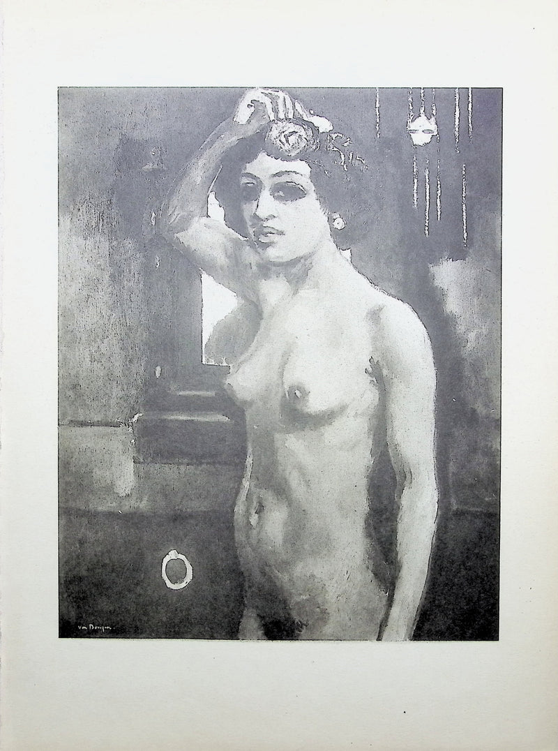 Kees VAN DONGEN : La vahinée, Gravure originale (vue générale) - Crédit photo : Galerie Art.Paris