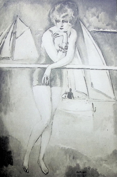 Kees VAN DONGEN : Vacances à Saint Tropez, Gravure originale (photo de détail 2) - Crédit photo : Galerie Art.Paris