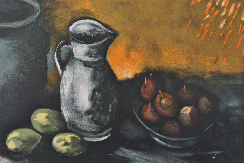 Maurice DE VLAMINCK : Nature morte aux pots, Lithographie originale (photo de détail 4) - Crédit photo : Galerie Art.Paris