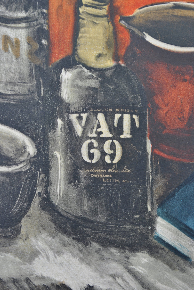 Maurice DE VLAMINCK : Nature morte au whisky, Lithographie originale (photo de détail 5) - Crédit photo : Galerie Art.Paris