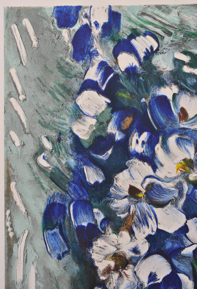 Maurice DE VLAMINCK : Les Delphiniums, Lithographie originale (photo de détail 4) - Crédit photo : Galerie Art.Paris