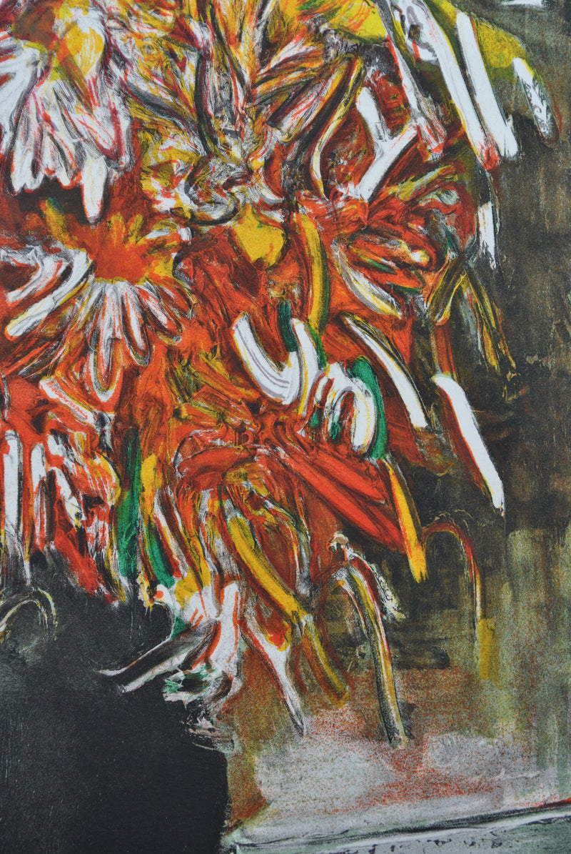 Maurice DE VLAMINCK : Bouquet de reines marguerites, Lithographie originale (photo de détail 6) - Crédit photo : Galerie Art.Paris