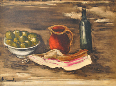 Maurice DE VLAMINCK : Nature morte au lard, Lithographie originale (photo de détail 3) - Crédit photo : Galerie Art.Paris