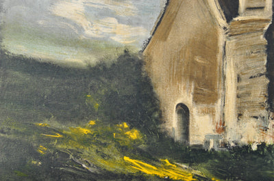 Maurice DE VLAMINCK : L'église de St Lubin de Cravant, Lithographie originale (photo de détail 5) - Crédit photo : Galerie Art.Paris