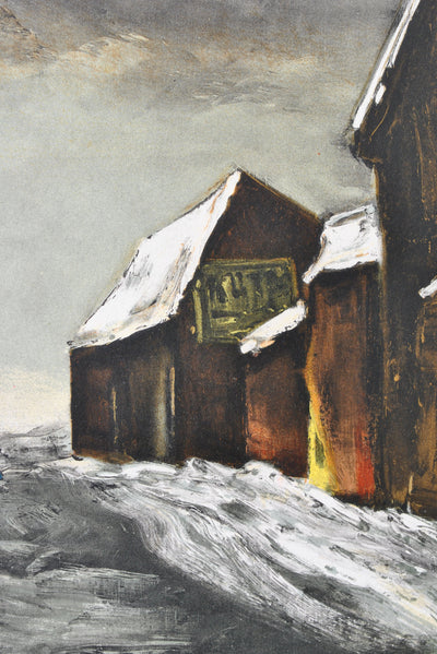 Maurice DE VLAMINCK : Allainville sous la neige, Lithographie originale (photo de détail 5) - Crédit photo : Galerie Art.Paris