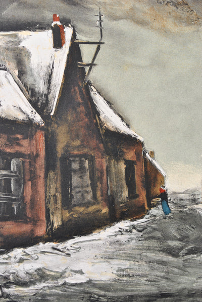 Maurice DE VLAMINCK : Allainville sous la neige, Lithographie originale (photo de détail 6) - Crédit photo : Galerie Art.Paris