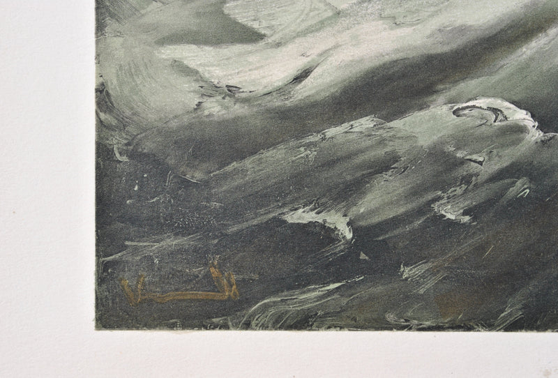 Maurice DE VLAMINCK : La baie des trépassés, Lithographie originale (photo de détail 2) - Crédit photo : Galerie Art.Paris