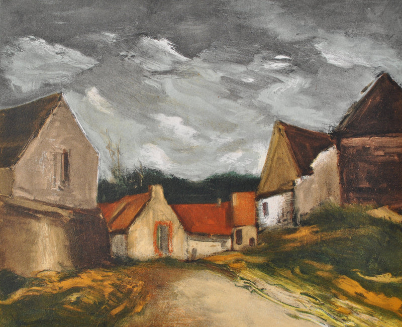 Maurice DE VLAMINCK : Les tilleuls sous la neig, Lithographie originale (photo de détail 3) - Crédit photo : Galerie Art.Paris