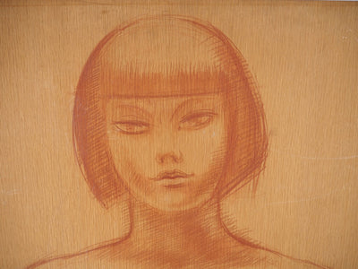 Antonuccio VOLTI : Guillaumette, Dessin original signé