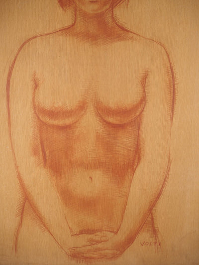 Antonuccio VOLTI : Guillaumette, Dessin original signé