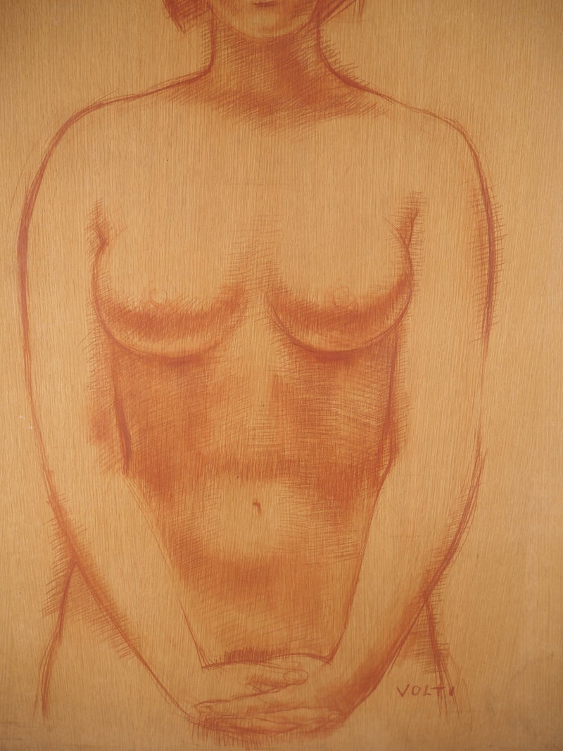 Antonuccio VOLTI : Guillaumette, Dessin original signé