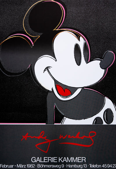 Andy WARHOL : Mickey, Affiche originale (vue générale) - Crédit photo : Galerie Art.Paris