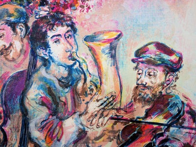 Walter SPITZER : Le mariage juif, Lithographie originale (photo de détail 6) - Crédit photo : Galerie Art.Paris