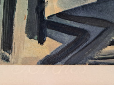 Pablo PICASSO : Côte d'Azur, Paysage à Mougins, Lithographie