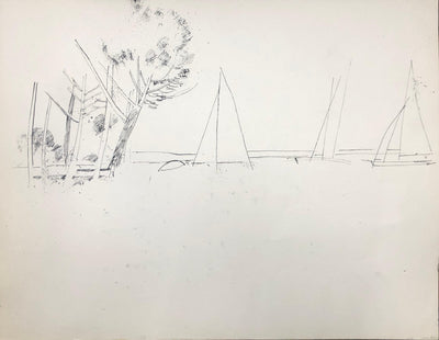 Maurice GENIS : Promenade en forêt, Dessin original (photo de détail 7) - Crédit photo : Galerie Art.Paris