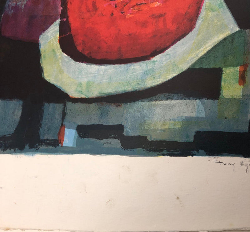 Tony AGOSTINI : Fruits d’été, Lithographie originale signée