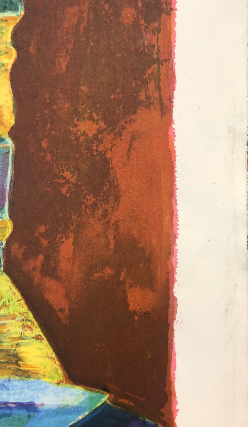 Tony AGOSTINI : Violon, le repos du soliste, Lithographie originale signée