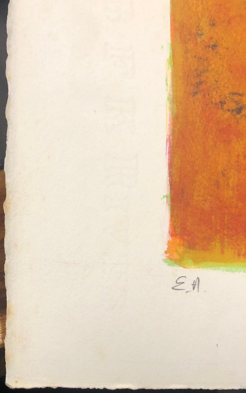 Tony AGOSTINI : Menuet d’automne, Lithographie originale signée