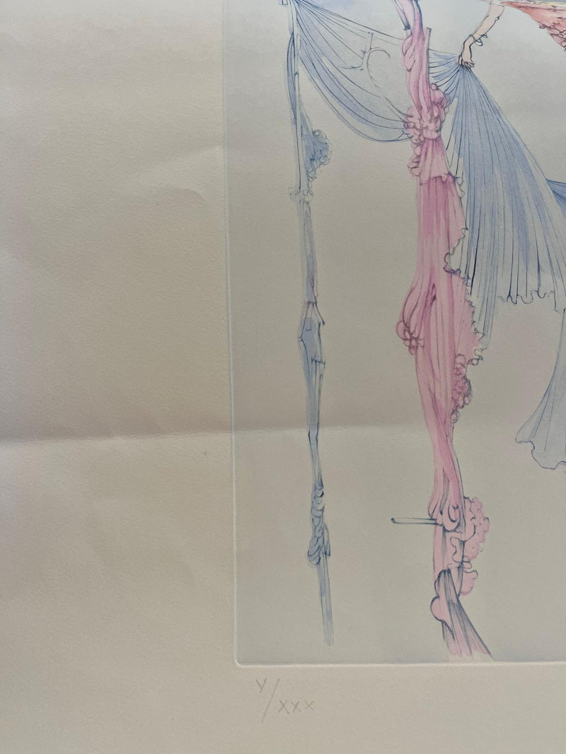 Hans BELLMER : Les petites acrobates, Gravure originale signée