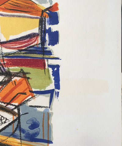 BTIna François DESNOYER: Les Saintes Maries, 1965, Original signierte Lithographie