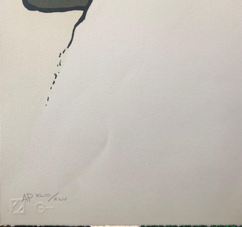 René GRUAU : En terrasse, Lithographie originale signée