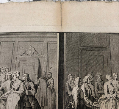 William HOGARTH et J.V. SCHLEY : Scènes de vie, Gravure