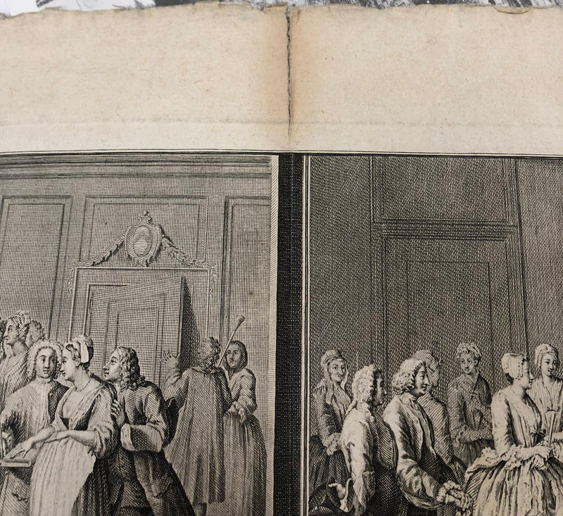 William HOGARTH et J.V. SCHLEY : Scènes de vie, Gravure