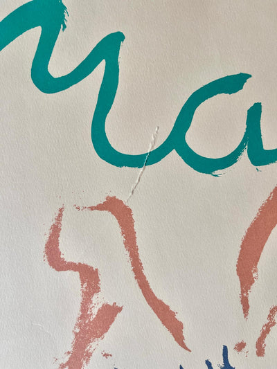 Willem DE KOONING : Main Bow, Lithographie signée