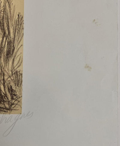 Louis TOUCHAGUES : Sirène, Lithographie originale signée