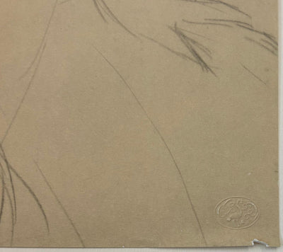 Afbr Amedeo MODIGLIANI: Naked man, Lithograph, 1959
