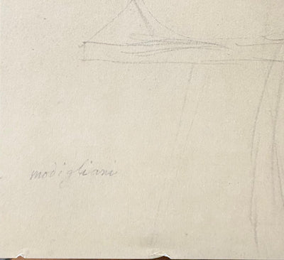 Amedeo MODIGLIANI : Arlequin, Lithographie signée