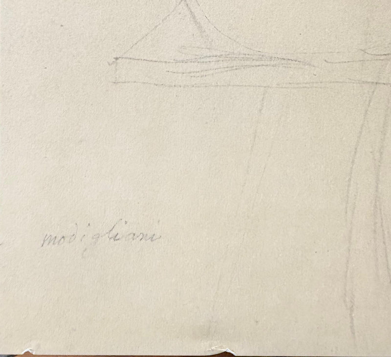 Amedeo MODIGLIANI : Arlequin, Lithographie signée