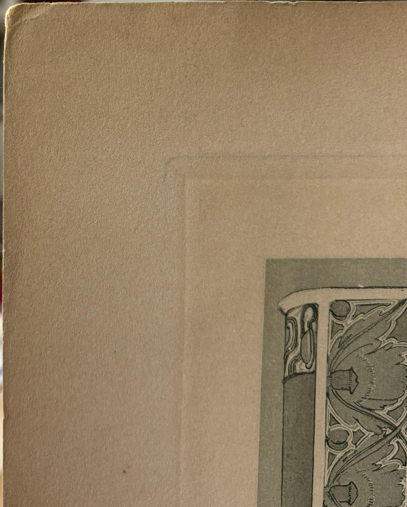 Alphonse MUCHA : Personnification du Printemps, Lithographie originale