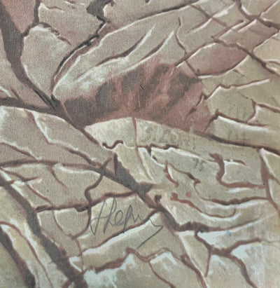 Stanislao LEPRI : Le cheval blanc, Sérigraphie originale signée