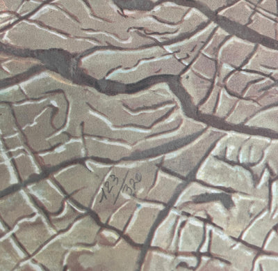 Stanislao LEPRI : Le cheval blanc, Sérigraphie originale signée