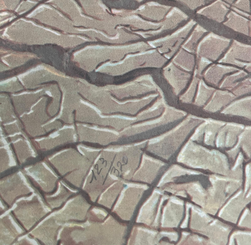 Stanislao LEPRI : Le cheval blanc, Sérigraphie originale signée