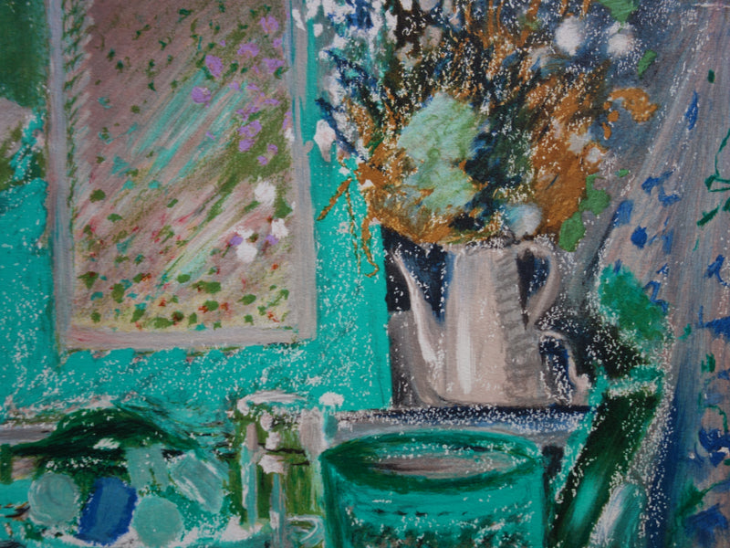 Yvonne CHEFFER DELOUIS : Nature morte au chapeau, Lithographie originale (photo de détail 5) - Crédit photo : Galerie Art.Paris