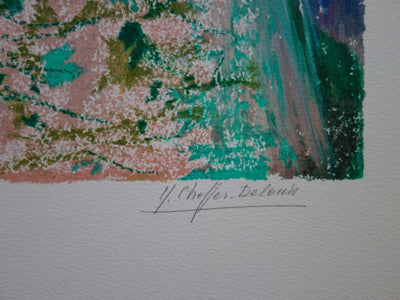 Yvonne CHEFFER DELOUIS : Nature morte au chapeau, Lithographie originale (photo de détail 2) - Crédit photo : Galerie Art.Paris