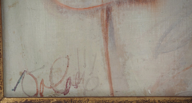 Jean-Baptiste VALADIE : Les deux soeurs, Huile sur toile signée