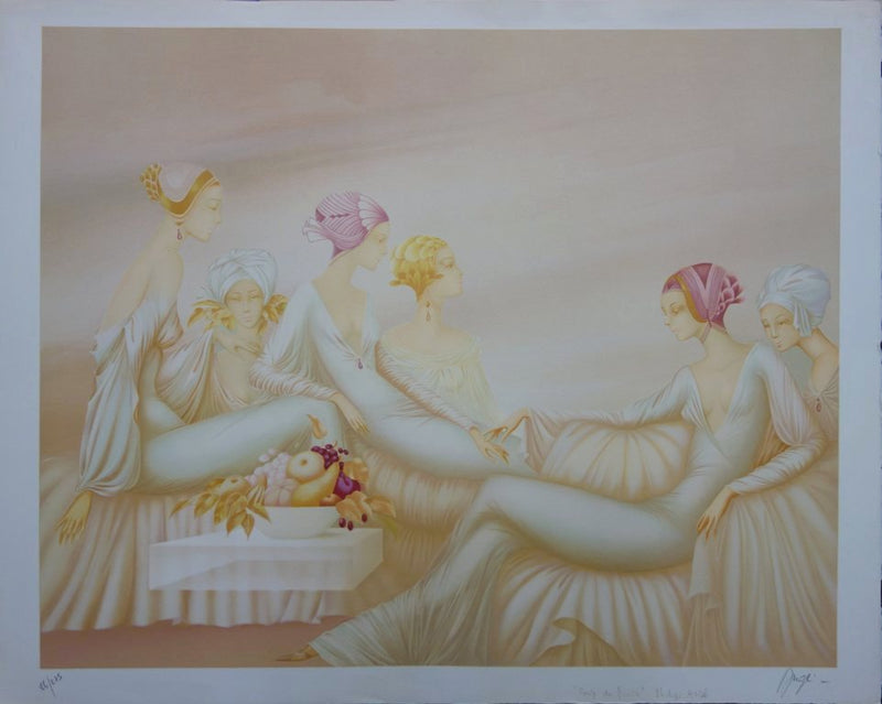 BT Philippe AUGE, Fruit bowl, Original signed lithograph