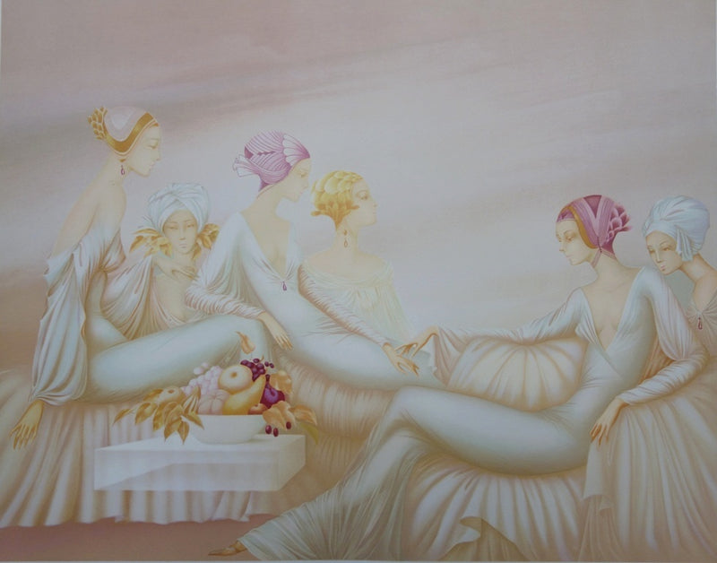 BT Philippe AUGE, Fruit bowl, Original signed lithograph